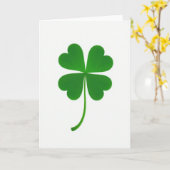 Carte de Chance Trèfle à Coeur (Fleur jaune)
