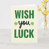 Carte de Chance Verte (Fleur jaune)