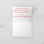 Carte de change cadeau de Noël familiale (Intérieur)
