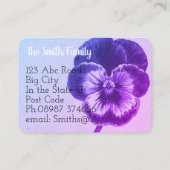 Carte de changement d'adresse (Dos)