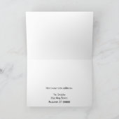 Carte de changement d'adresse amusante - Graffiti  (Intérieur)