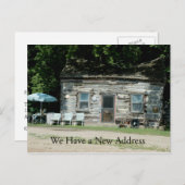 Carte de Changement d'Adresse : Cabane dans les Bo (Devant / Derrière)