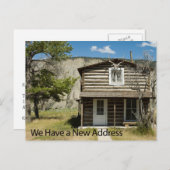 Carte de changement d'adresse : Cabine de journal  (Devant / Derrière)