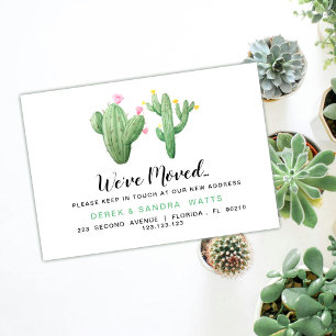 Carte de changement d'adresse, Cactus Moved House