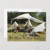 Carte de changement d'adresse - Camp (Devant / Derrière)