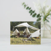 Carte de changement d'adresse - Camp (Debout devant)