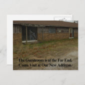 Carte de changement d'adresse : Chambre (Devant / Derrière)