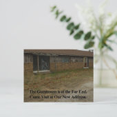 Carte de changement d'adresse : Chambre (Debout devant)