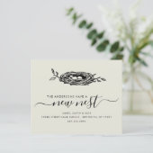 Carte de changement d'adresse de maison nouveau ni (Debout devant)