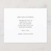 Carte de changement d'adresse de maison nouveau ni (Dos)