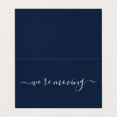 Carte de changement d'adresse de script simple (Extérieur déplié)