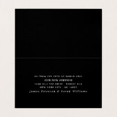 Carte de changement d'adresse de script simple (Intérieur déplié)