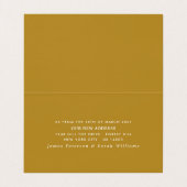 Carte de changement d'adresse de script simple (Intérieur déplié)