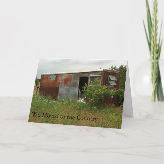 Carte de changement d'adresse : Déménagé dans le p (Devant)