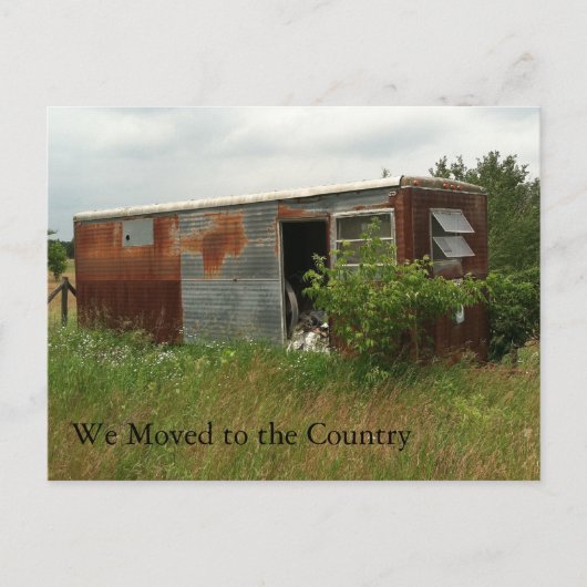 Carte de changement d'adresse : Déménagé dans le p (Devant)