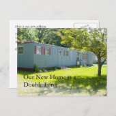 Carte de changement d'adresse : Double Long (Devant / Derrière)