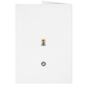 Carte de changement d'adresse Fleur Jaune  (Dos)