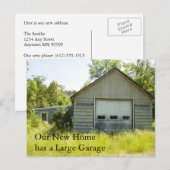 Carte de changement d'adresse : Grand garage (Devant / Derrière)