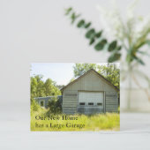 Carte de changement d'adresse : Grand garage (Debout devant)