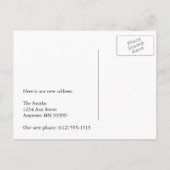 Carte de changement d'adresse : Nous sommes en tra (Dos)