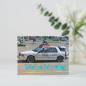 Carte de changement d'adresse : Nous sommes en tra (Debout devant)