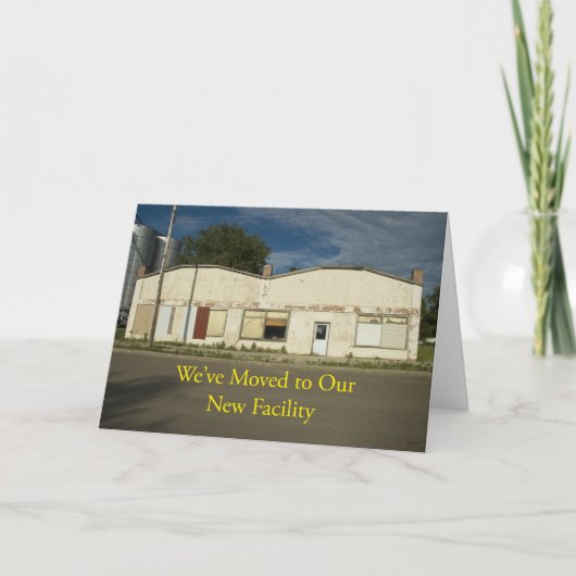 Carte de changement d'adresse : Nouvelle installat (Devant)