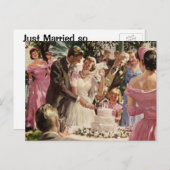 Carte de Changement d'Adresse pour Jeunes Mariés V (Devant / Derrière)