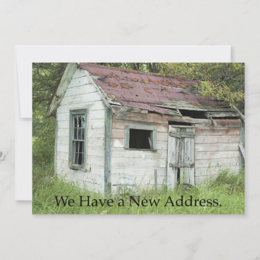 Carte de changement d'adresse privée - Emplacement (Devant)