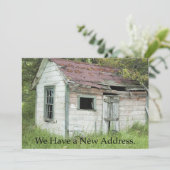 Carte de changement d'adresse privée - Emplacement (Debout devant)