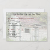 Carte de changement d'adresse privée - Emplacement (Dos)