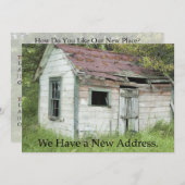 Carte de changement d'adresse privée - Emplacement (Devant / Derrière)