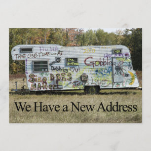 Carte de changement d'adresse privée - Graffiti Tr