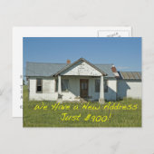 Carte de Changement d'Adresse : Seulement 900 $ (Devant / Derrière)