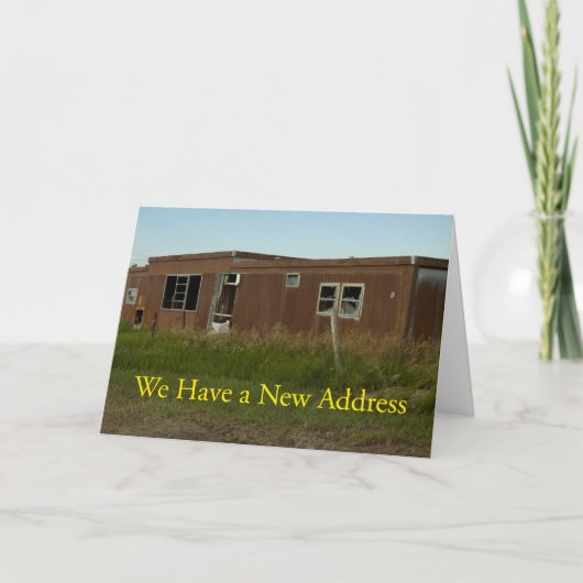 Carte de changement d'adresse : Windows cassé (Devant)