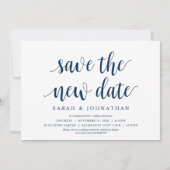 Carte de changement de date de mariage Sauvegarder (Devant)