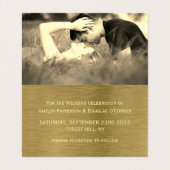 Carte de Changement de Date de Photo de Texture de (Intérieur déplié)