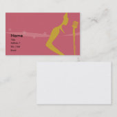 Carte de chanteur (Devant / Derrière)