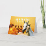 Carte de Chanukah de copains de cheval<br><div class="desc">Se rappeler la famille et les amis pendant la saison de Chanukah est une manière merveilleuse de rester en contact avec les personnes que vous aimez et vous inquiétez environ. J'ai créé ces cartes de Chanukah de cheval avec amour et le soin et moi suis sûrs que n'importe qui qui...</div>