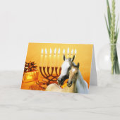 Carte de Chanukah de copains de cheval (Devant)