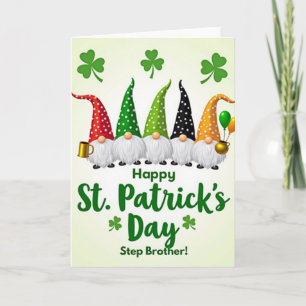 Carte de chapeaux à pois de lutin