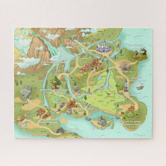 Carte de chaque puzzle MMORPG (Horizontal)