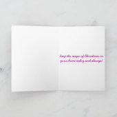 Carte de charité de Noël magique autisme (Intérieur)