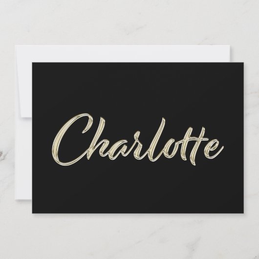 Carte de Charlotte white gold (Devant)