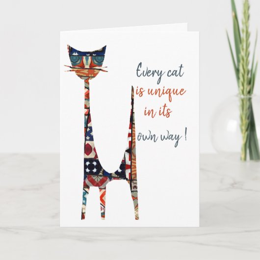 Carte de chat (Devant)