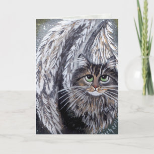 Carte de chat Angel Maine Coon