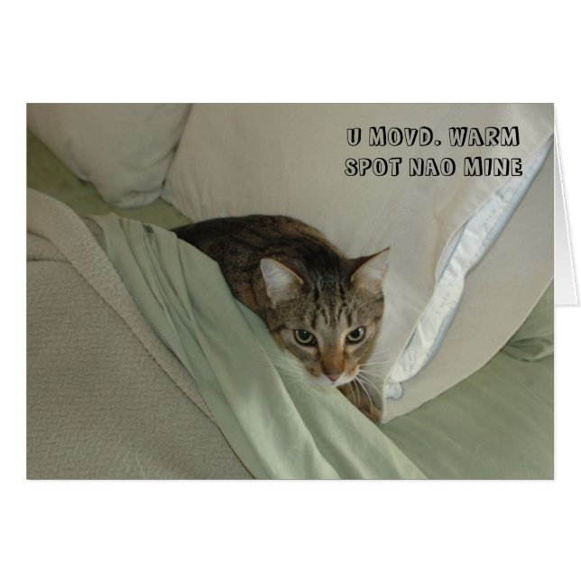 Carte de chat de LOL (Devant horizontal)