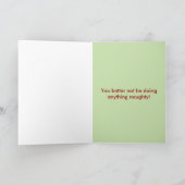 Carte de chat de plafond de Noël (Intérieur)