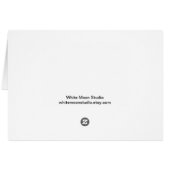 Carte de chat de rêve (Dos Horizontal)