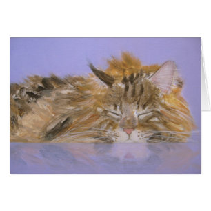 Carte de chat de rêve
