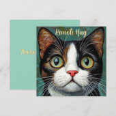 Carte de chat de serrure distante (Devant / Derrière)